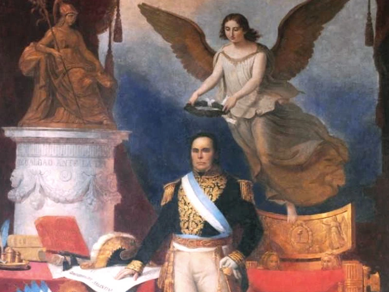 1819-Baldassare Verazzi - Ritratto allegorico del generale Justo José de Urquiza